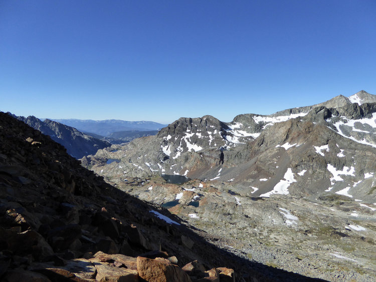 Upper Twin lakes basin