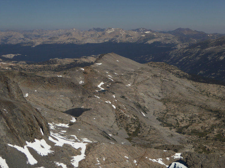Simmons lake (my name) the great ledge and Amelia Earhart lakes (my name) from maclure
