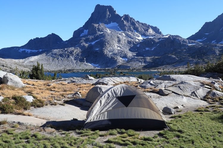 A heavenly camp site