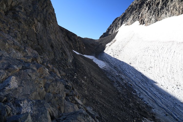 Route up to Banner-Ritter Saddle