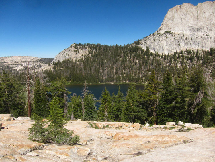 First View Of Matthes Lake