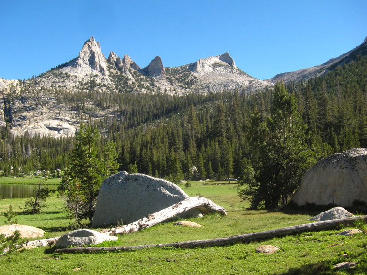Echo Peaks from Echo Lake