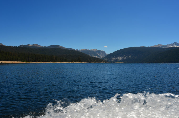 Lake Edison was actually mostly full! A beautiful sight to finally see after several years of seeing this lake drought stricken and nearly empty.