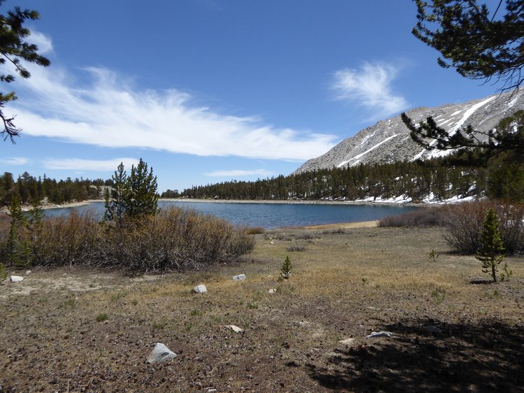 View of Baker Lake from campsite