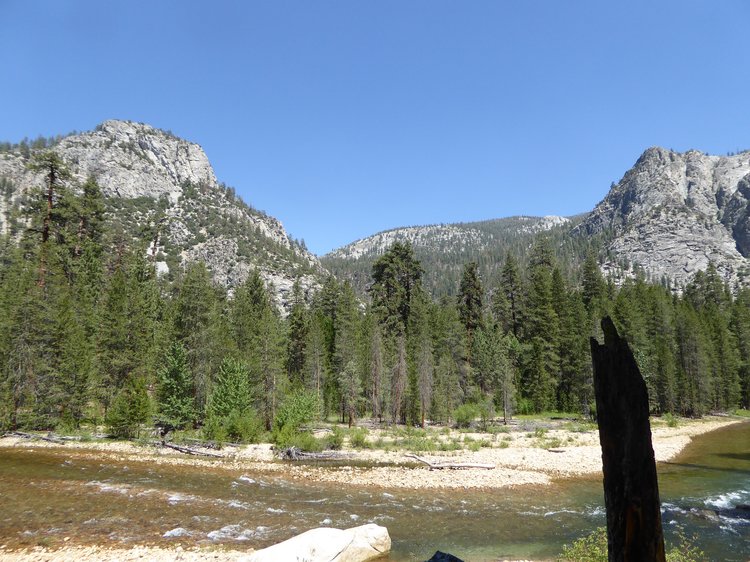 View east up Golden Trout Creek drainage