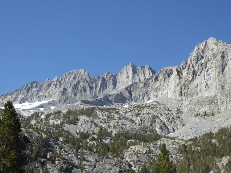 Middle Palisade and Norman Clyde Peak