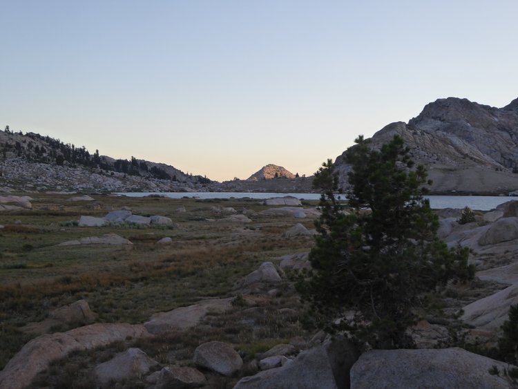 Evening at Emigrant Meadow Lake