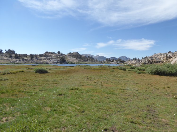 One of the numerous small lakes near Grizzly Peak