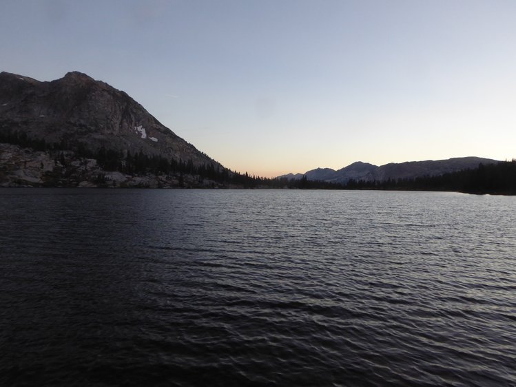 1st evening at Dorothy Lake