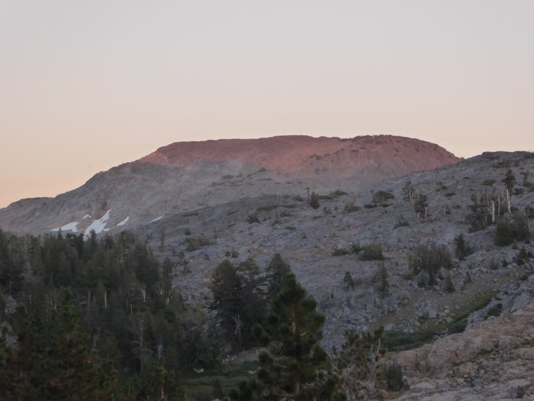 Evening of day 3 at Dorothy Lake