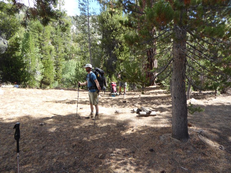 We're camping right here.