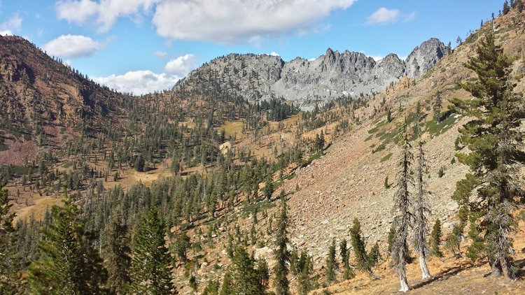 Siligo Meadow from Little Stonewall Pass