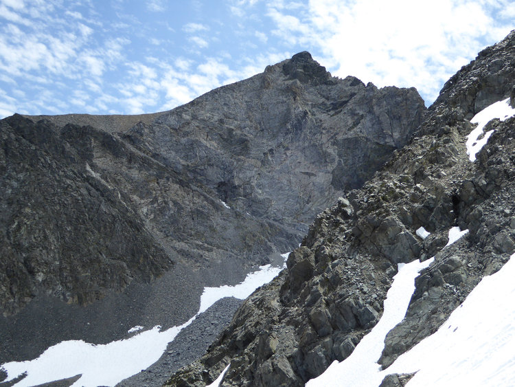 Rodgers North face route follow chute
