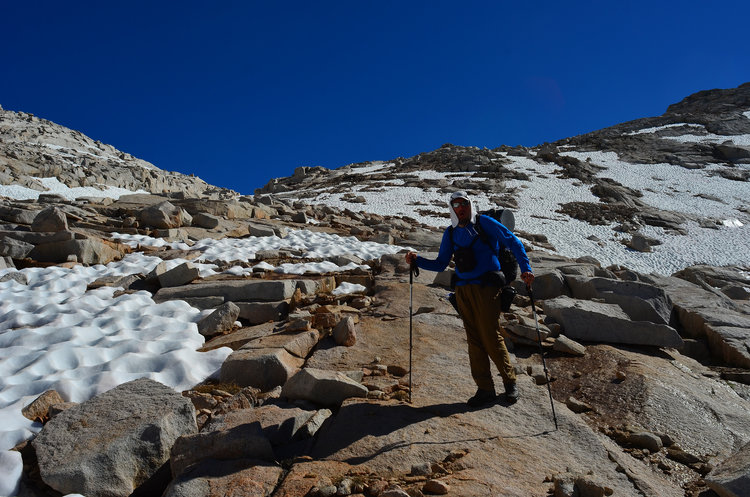 Climbing Granite Park Pass. This one was pretty fun.. Rogue is digging it!
