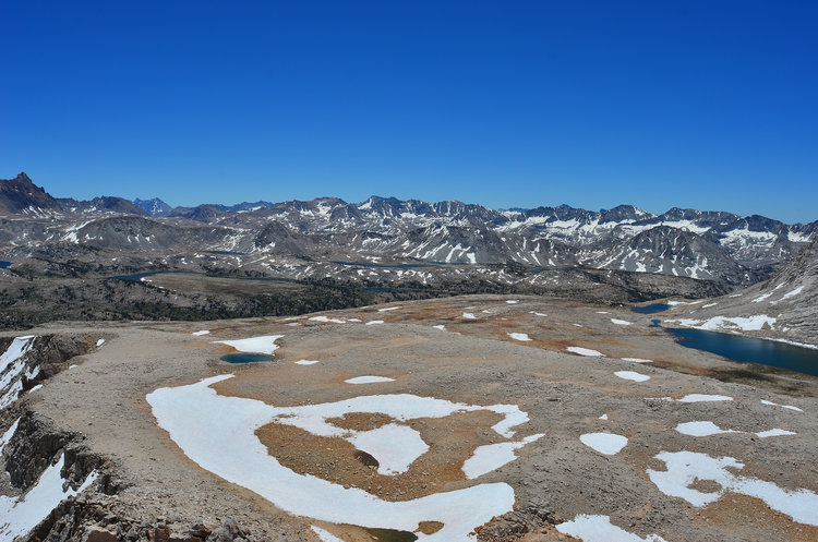 The view South from Treasure Peak was awesome. The magnificent Mt. Humphrey's commands the area.