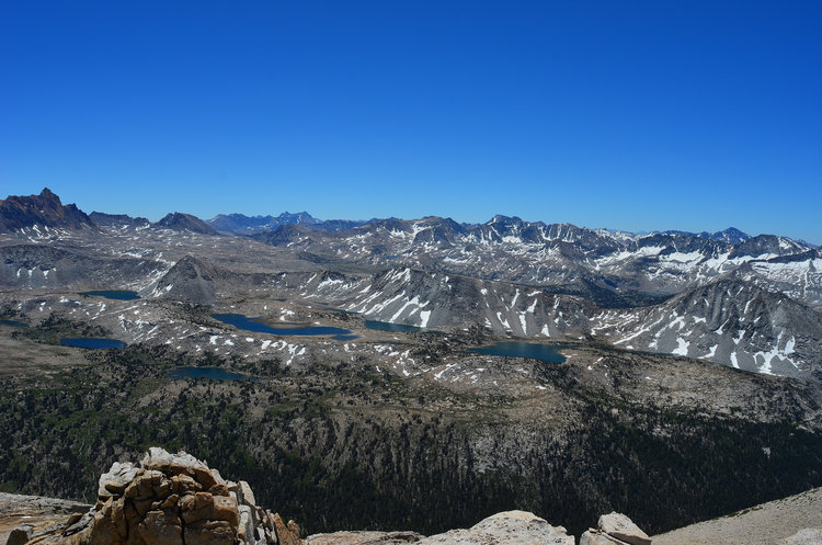 Merriam also had an awesome view to the South. If you look closely you can see Mt. Kaweah!
