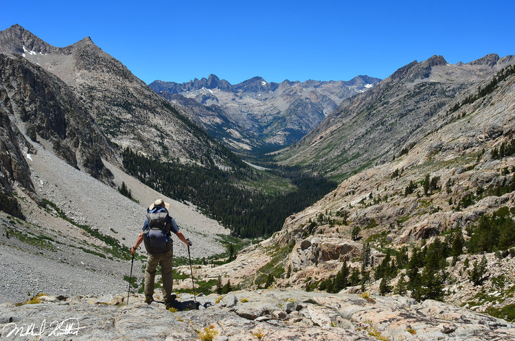 At least the views made up for it. One of the finest views along the John Muir Trail that I finally got to see.