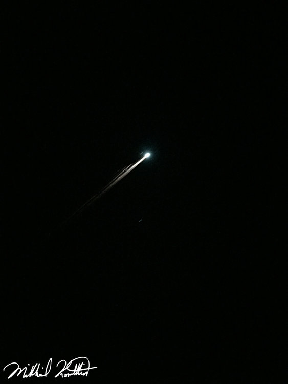 The epic meteor.... oh wait I mean Chinese missle that broke up in the atmosphere. Some sort of test... This was an epic sight since we thought it was the most incredible meteor to be seen... potentially ever. It broke up into multiple pieces and we even heard the boom of when it landed.. actually it was just the boom of the missle breaking the sound barrier. This was July 27.