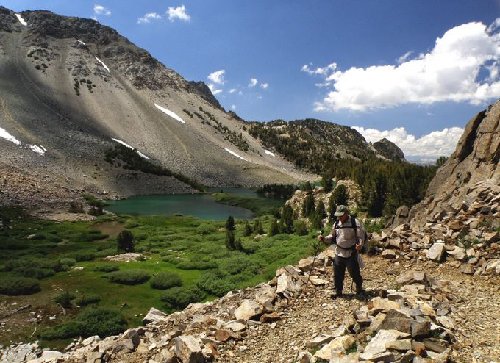 descending the Duck Pass trail  SEP 2010