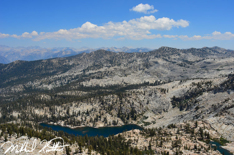 Our beautiful lake 9,599 was a real gem in the middle of the Monarch Wilderness. I bet no more than a few parties a year visit this lake. Maybe even only once a year. With no trail to it and some very serious climbing to get to it... well over 5500 FT it keeps everyone but the most intrepid out.