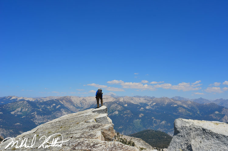 Standing at the edge of a precipice. How incredible it that view?