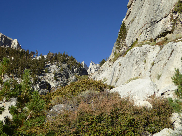 Top of E ledges to Whitney