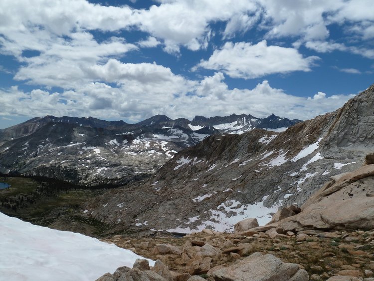 Kaweahs viewed from Colby Pass, August 18, 2011