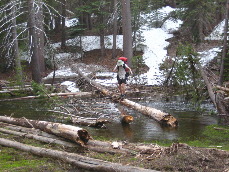 Below 8K', there were a lot of &quot;seasonal creeks&quot; that normally are no big deal, but became real obstacles in June 2011.