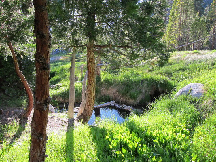 Despite all the snow, and the challenging fords, it was totally worth it -- our time at Iva Bell Hot Springs was fantastic, and we had the springs all to ourselves.
