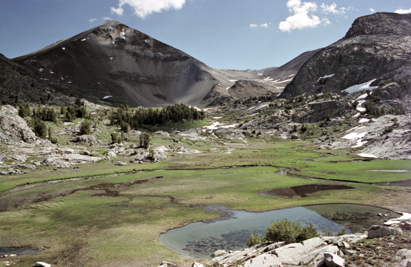 98-19f23a-Red Slate Mtn + McGee Pass over meadow above Tully Lake.jpg