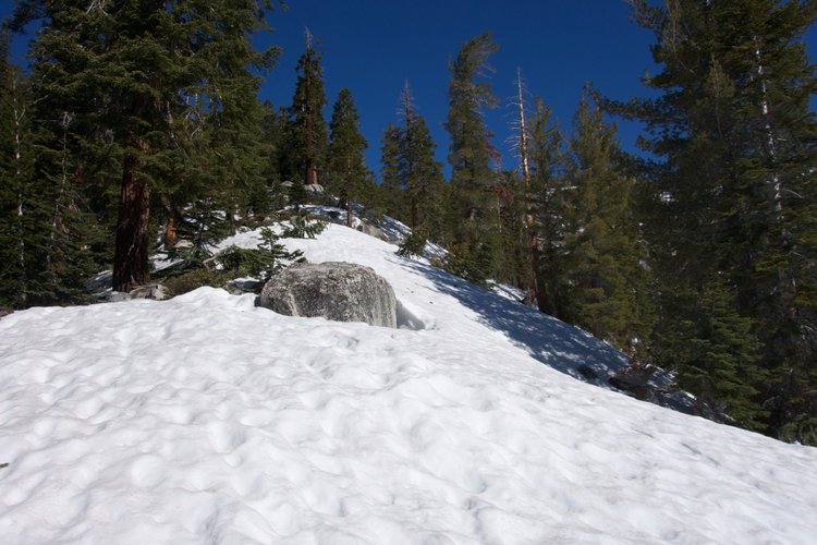 Going uphill to &quot;the lip.&quot;