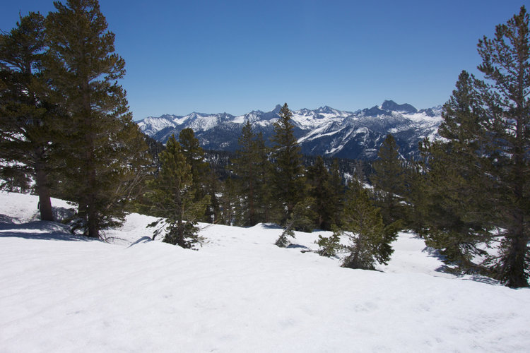 Views East from The Lip, North of Mount Hutchings.