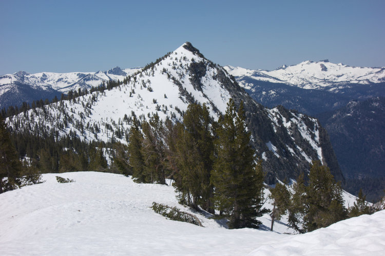 Mount Hutchings Covered in Snow