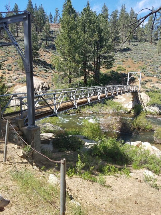 Little Kern bridge, in good condition.