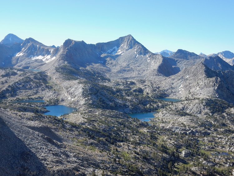 Ram Lake &amp; Glen Lake from Pika Pass