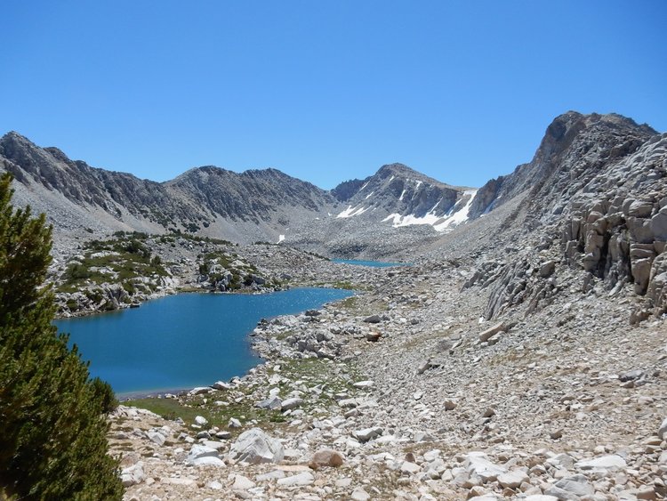 Franklin Lake &amp; Franklin Col
