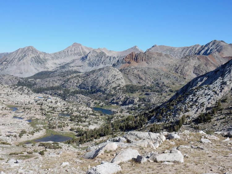 Tully Lake from Shout of Relief Pass