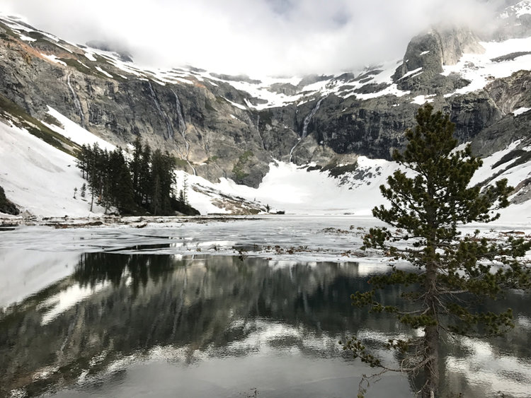 &quot;Big&quot; Hamilton Lake, 8235 feet elevation.