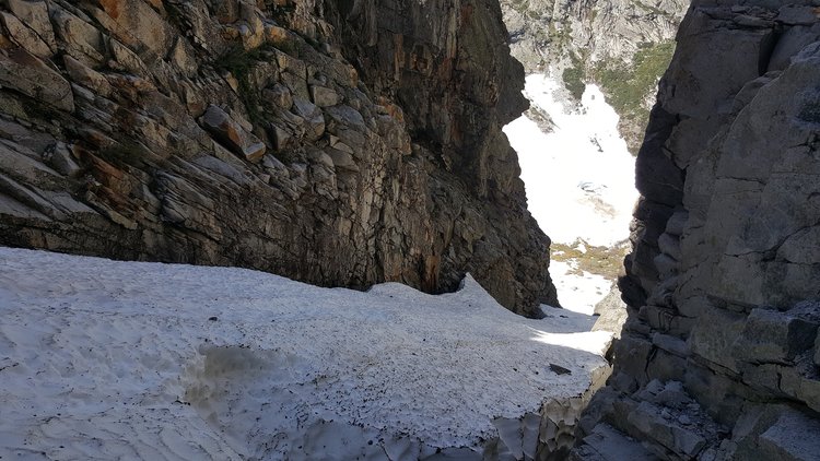 Looking down Hamilton Gorge.