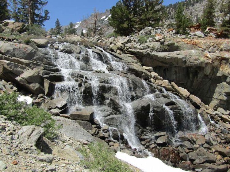Sawmill Lake Outlet Waterfalls