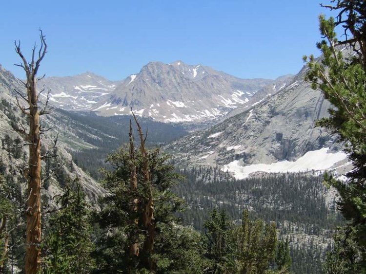 Looking South towards Center Basin (on left)