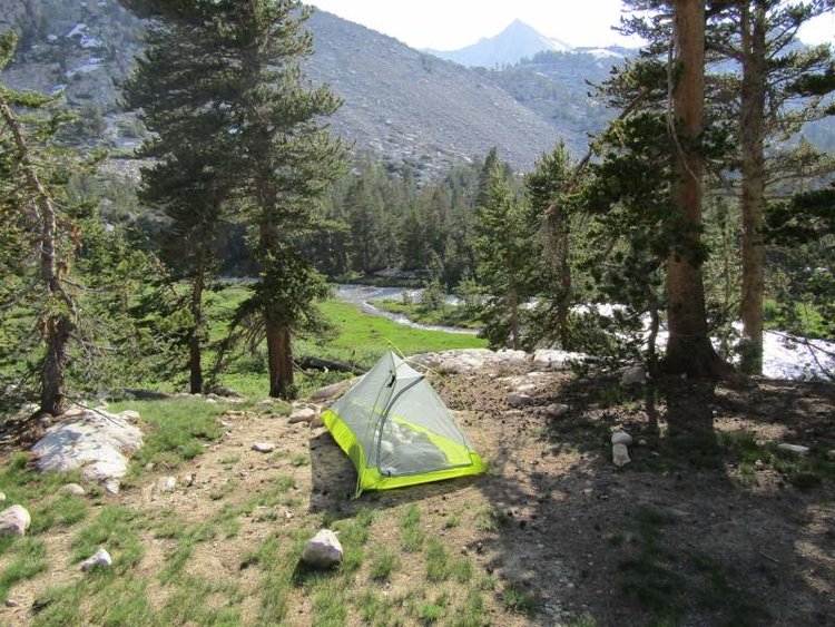Camping Spot along Bubbs Creek