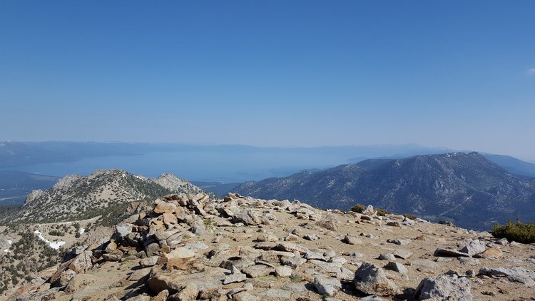 Lake Tahoe from summit of Freel