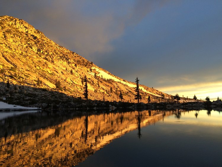 Sunset at Lower Twin.