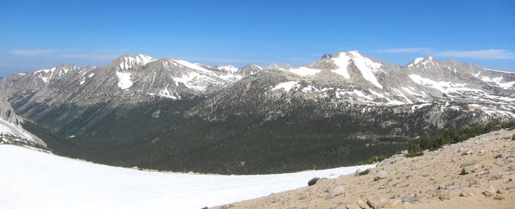 2 Pioneer Basin (right) and  Hopkins upper basin (left)