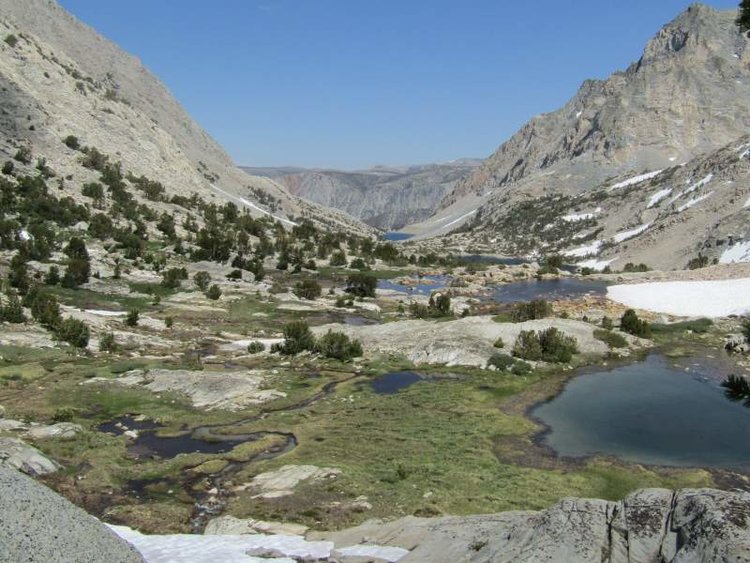View East from Piute Pass