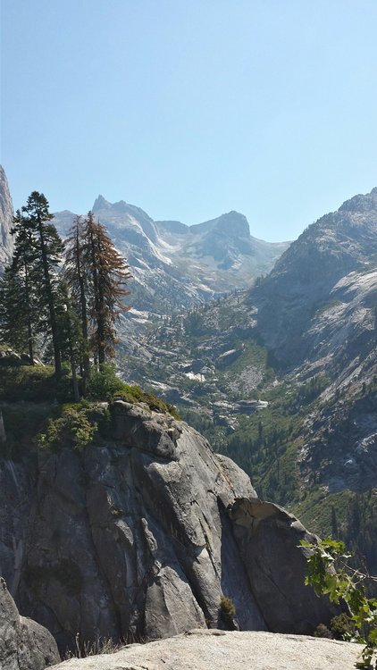 Looking up the canyon towards tomorrow.