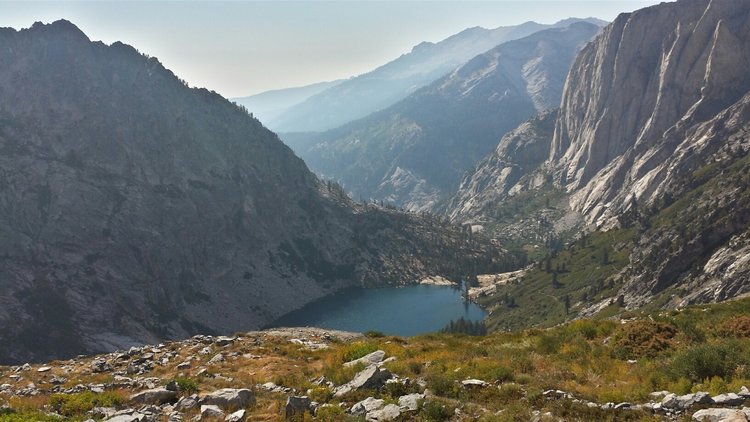 Looking Back on Middle Hamilton Lake