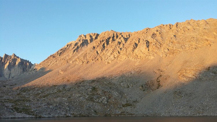 View From My Campsite at Lake South America