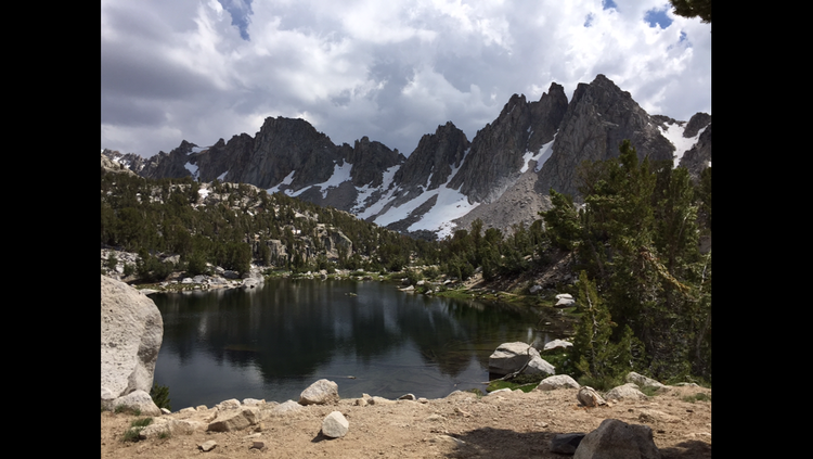 Kearsarge Lake from our campsite